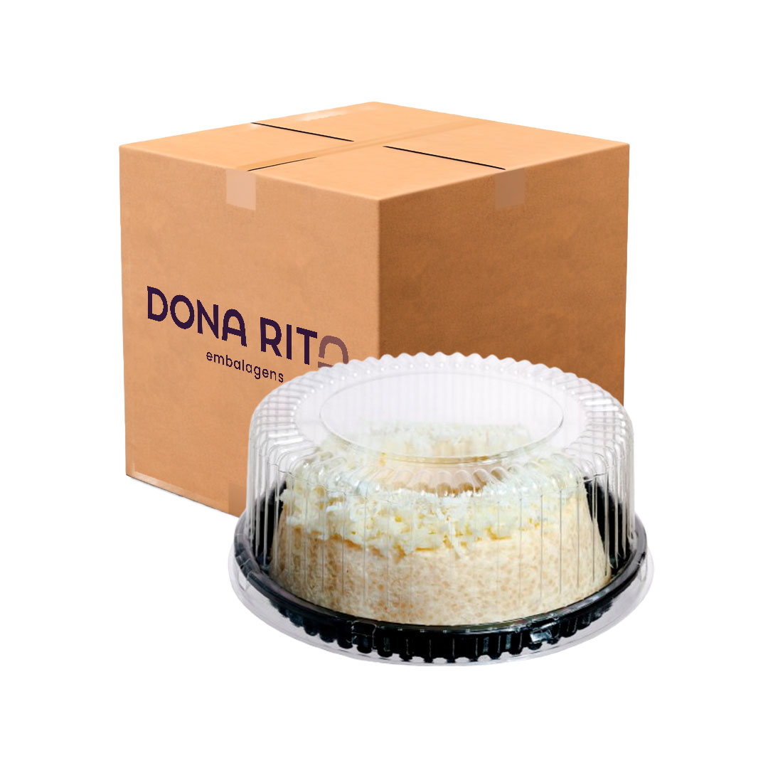 Imagem do produto D 32 Roma Dona Rita Torta Media Caixa Com 100 Unidades - Preto