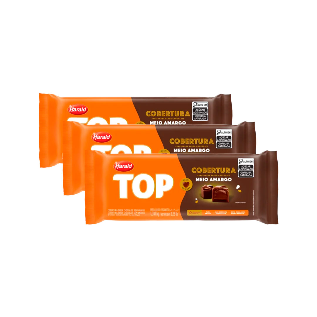 Imagem do produto Cobertura Barra Harald Top 1,05Kg - Meio Amargo