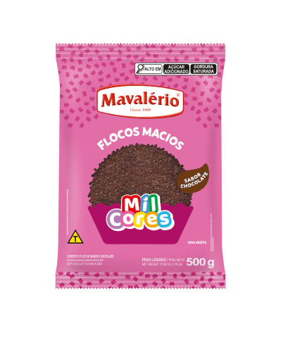 Imagem do produto Flocos Mil Cores 500g Mavalerio - Macio