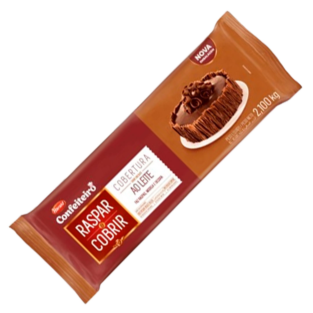 Imagem do produto Cobertura Harald Raspar E Cobrir 2,1Kg - Ao Leite