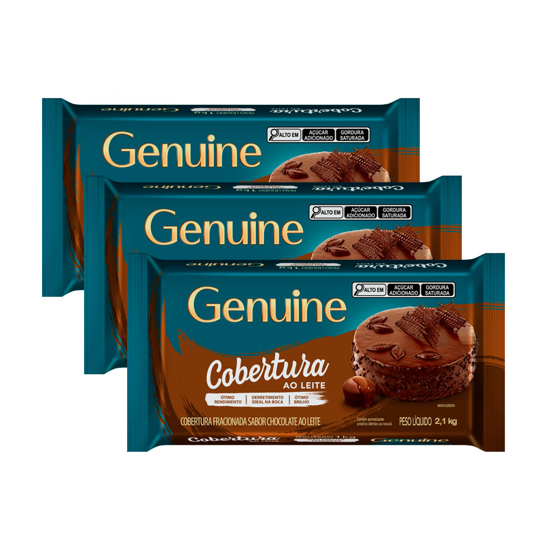 Imagem do produto Cobertura Barra Genuine 2,1Kg - Ao Leite