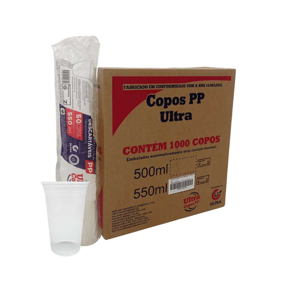 Imagem do produto Copo 550ml Pp Ultra 20X50