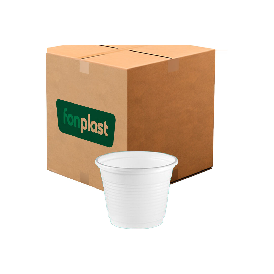 Imagem do produto Copo 050 Ml Fonplast 50 X100 - Branco