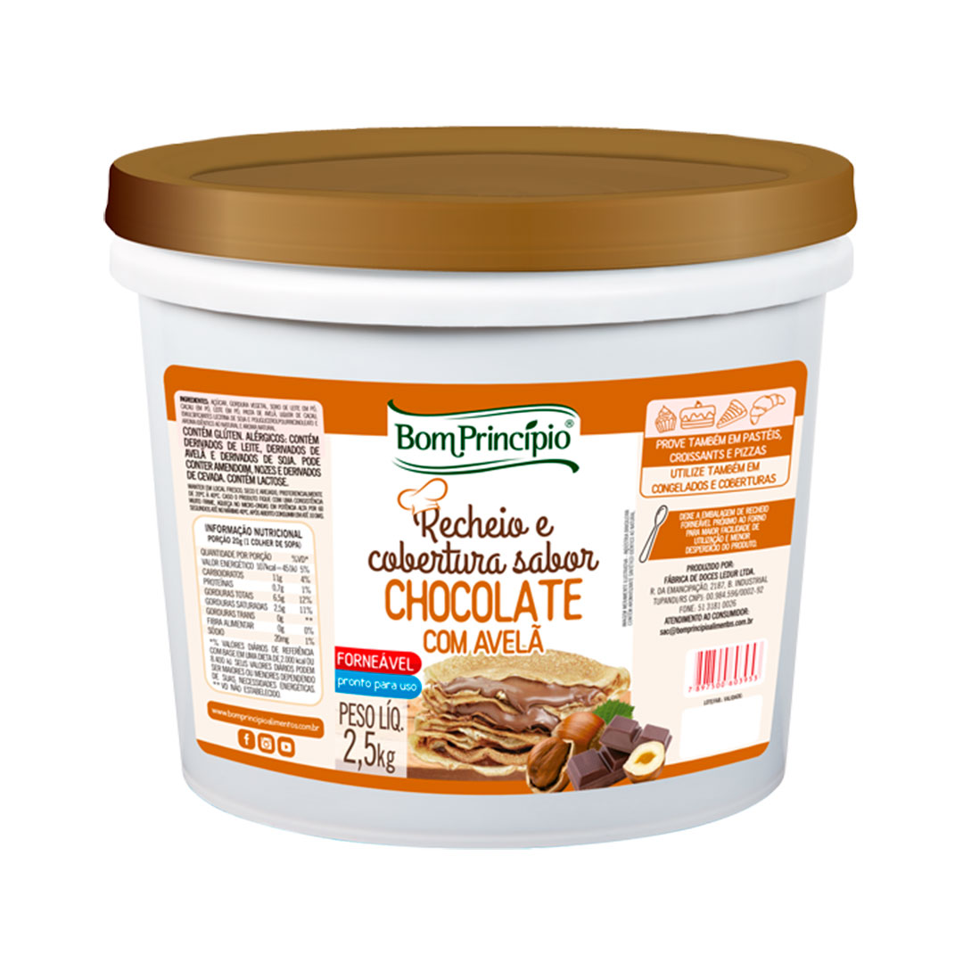 Imagem do produto Recheio E Cob Chocolate Com Avela Bp 25kg