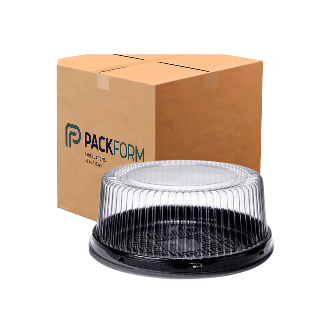 Imagem do produto Embalagem Pf-32 Packform Alta Preta Premium Cx 50Un