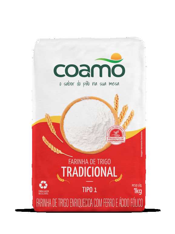 Imagem do produto Farinha de Trigo Coamo 1Kg - Tradicional