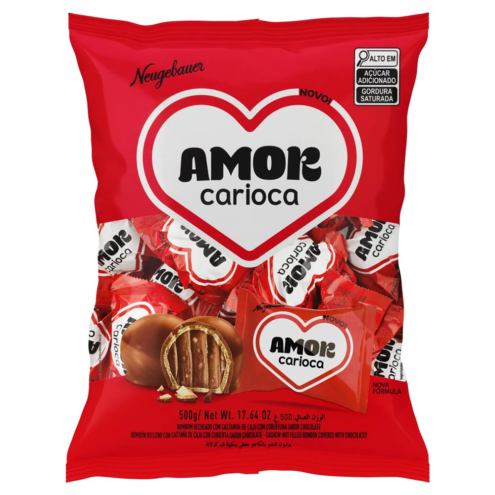 Imagem do produto Bombom Amor Carioca 12x500g - Ao Leite