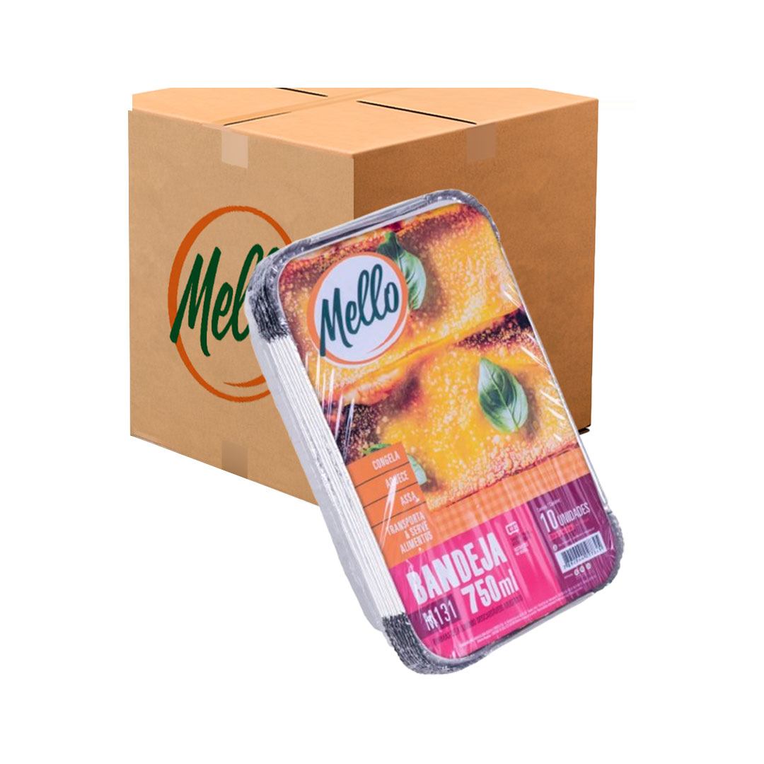 Imagem do produto Bandeja Alumínio 750ml M131 C/10 Mello