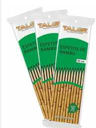 Imagem do produto Espeto Bambu 30cm Talge C/50 Cx/100