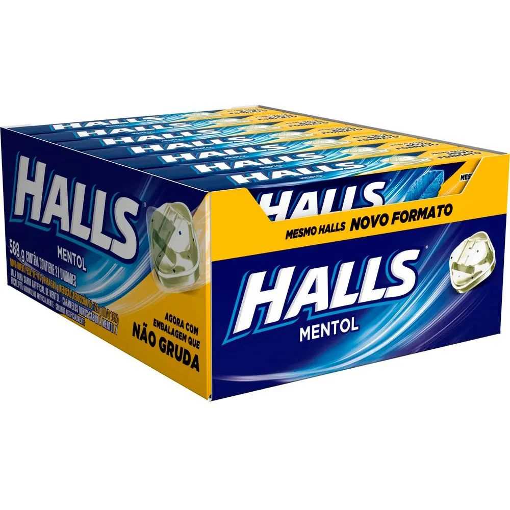Imagem do produto Bala Drops Halls 28g - Mentol