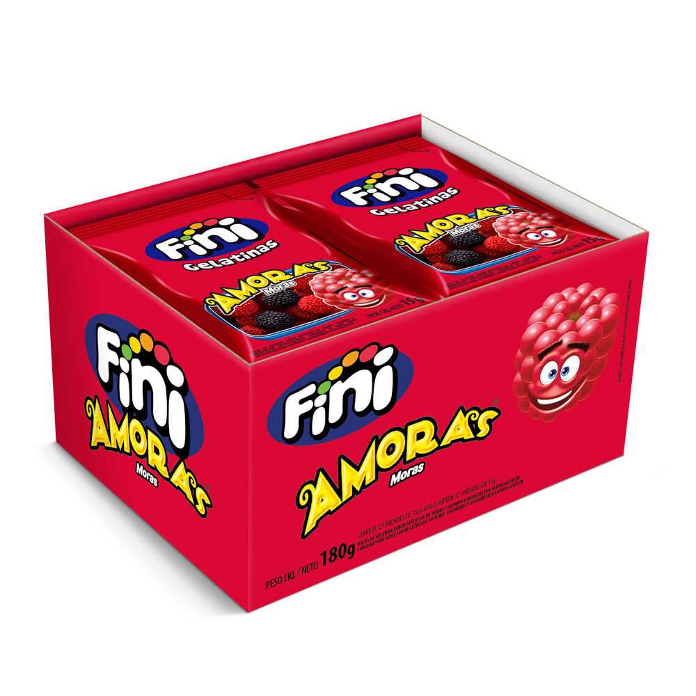 Imagem do produto Bala De Gelatina Fini 15g - Amora