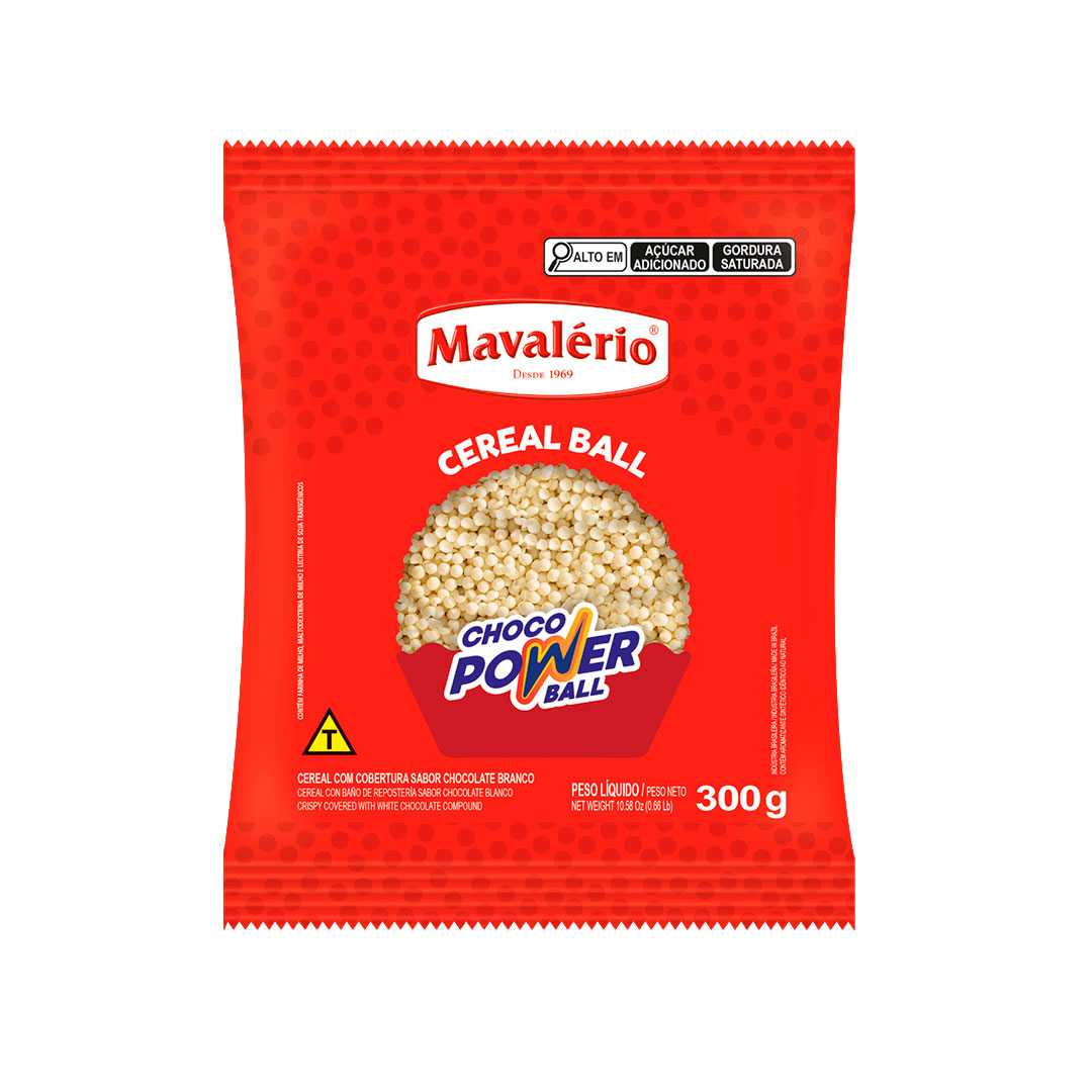 Imagem do produto Choco Power Ball Micro 300g Mavalerio - Branco
