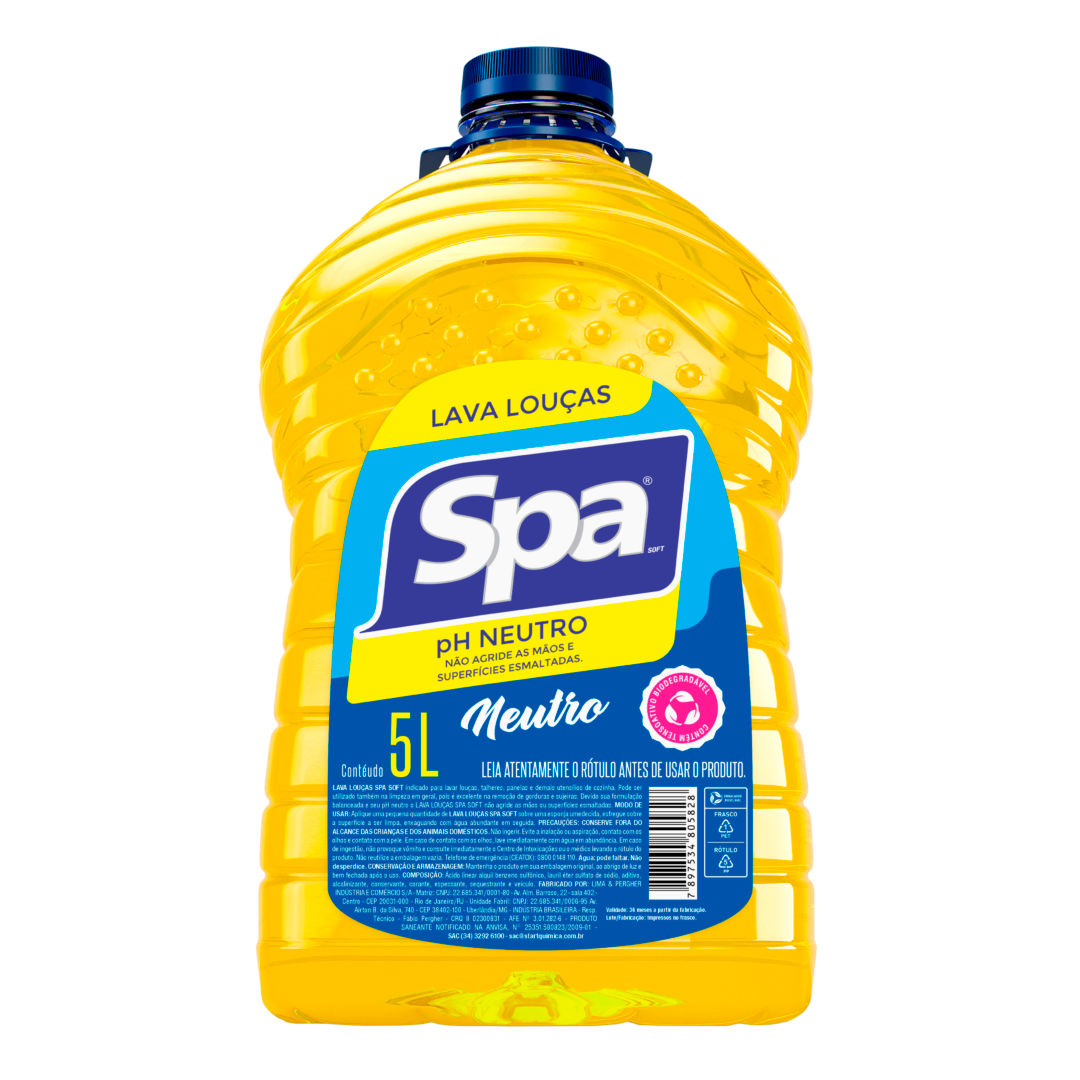 Imagem do produto Lava Loucas Spa Soft 5 L Start - Neutro