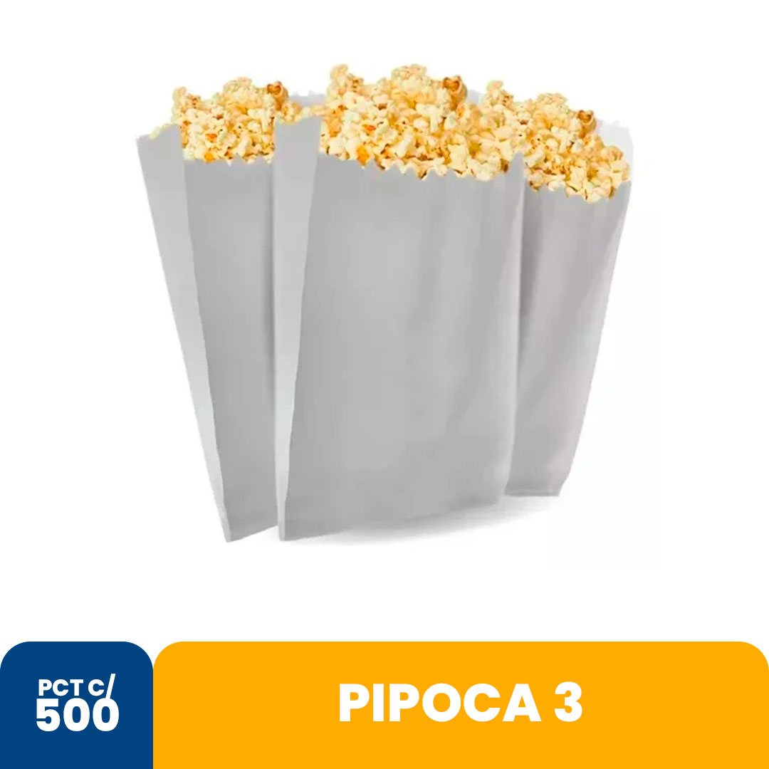 Imagem do produto Saco Mono Pipoca 3 Com 500 Unidades Kambe