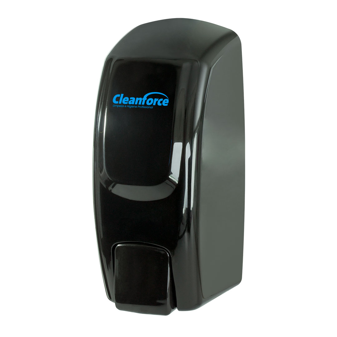 Imagem do produto Saboneteira Com Reser. Valvula 1L Cleanfo - Preto