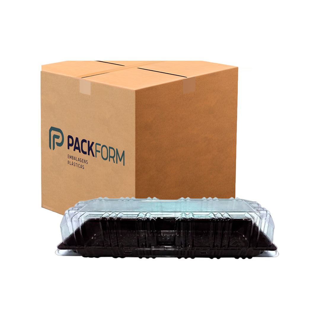 Imagem do produto Embalagem Pf-63 Packform Preta Cx 100 Un