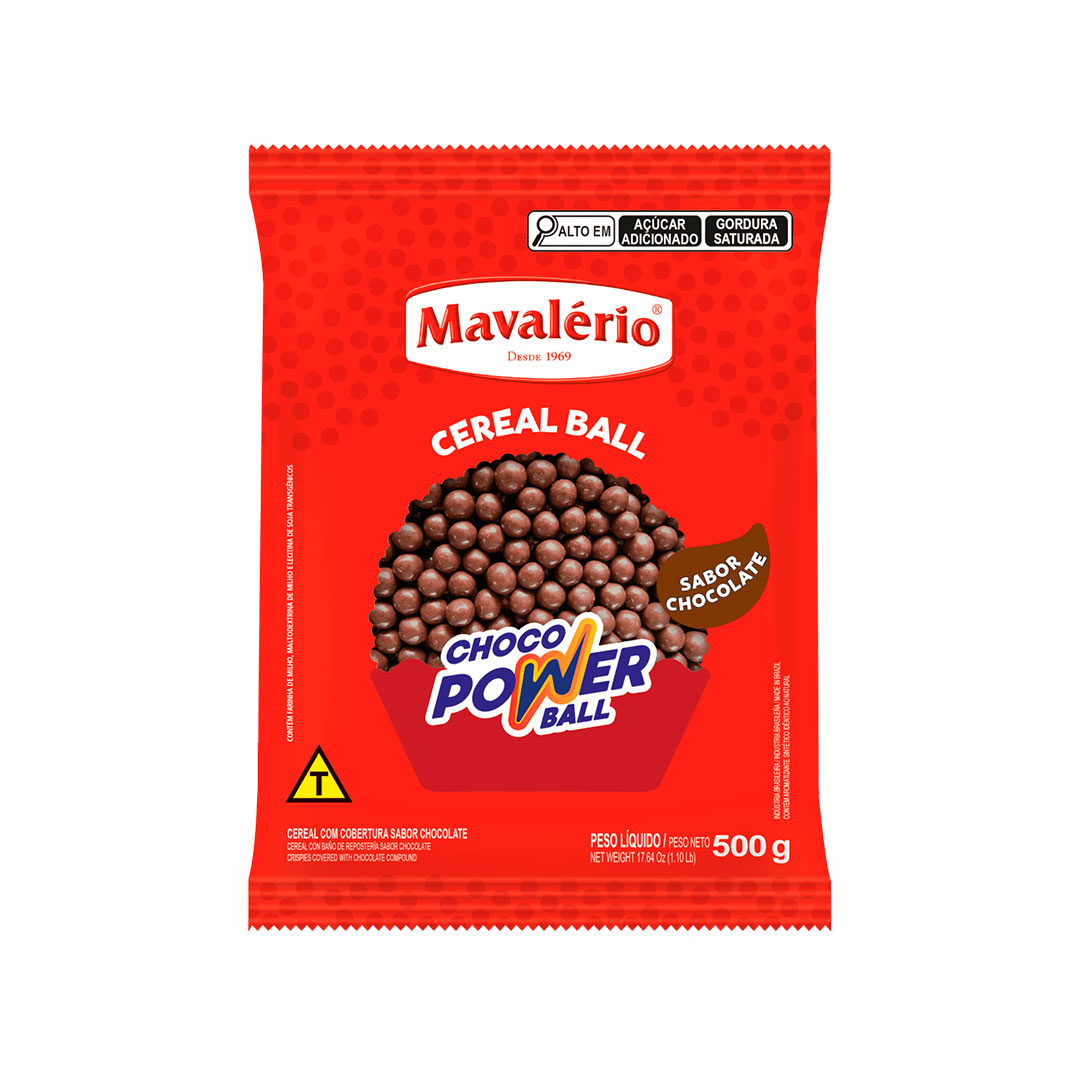 Imagem do produto Choco Power Ball 500g Mavalerio - Chocolate