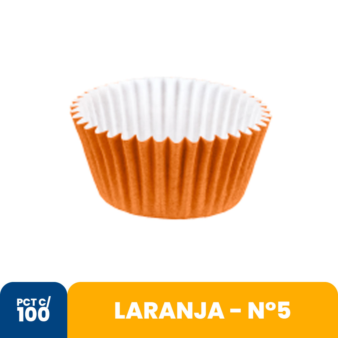 Imagem do produto Forminha Papel N5 Regina Com 100 - Laranja