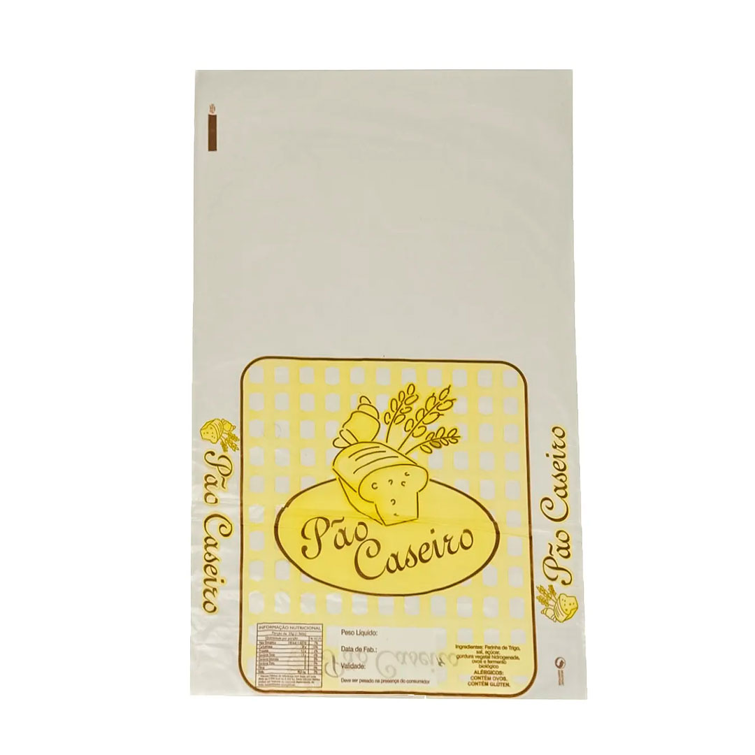Imagem do produto Saco Plástico Para Pao Caseiro Com 100