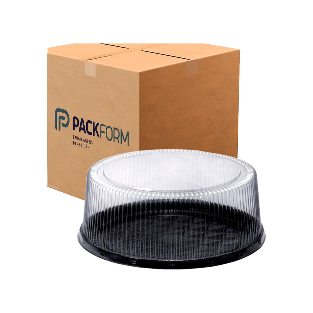 Imagem do produto Embalagem Pf-60 Packform Alta Preta Cx 50 Un