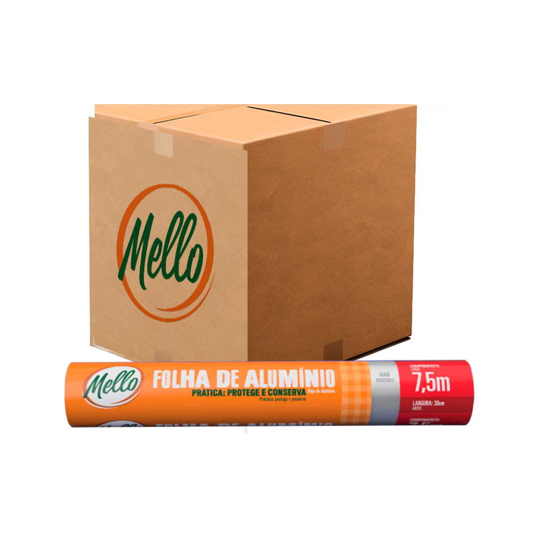 Imagem do produto Rolo Aluminio 7,5X0,30 Mello C/25