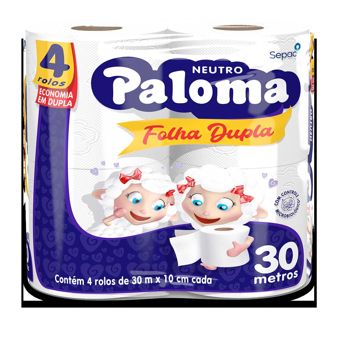 Imagem do produto Papel Higiênico Paloma Folha Dupla 30m 16x4