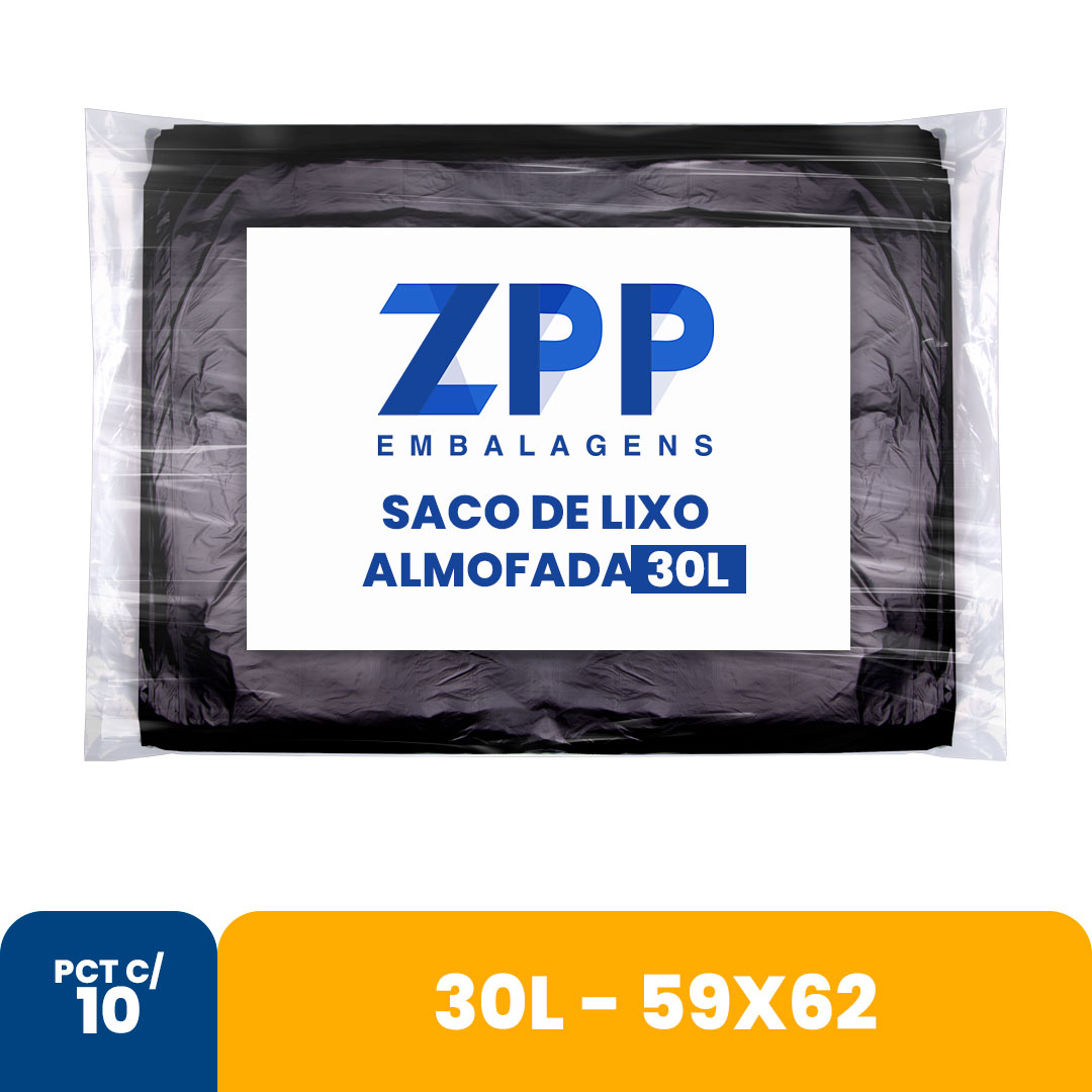 Imagem do produto Saco Lixo Almofada 30 L 59 X62 Zpp