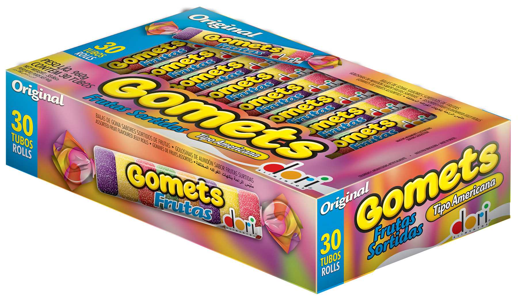 Imagem do produto Goma Tubo Gomets 32g - Frutas