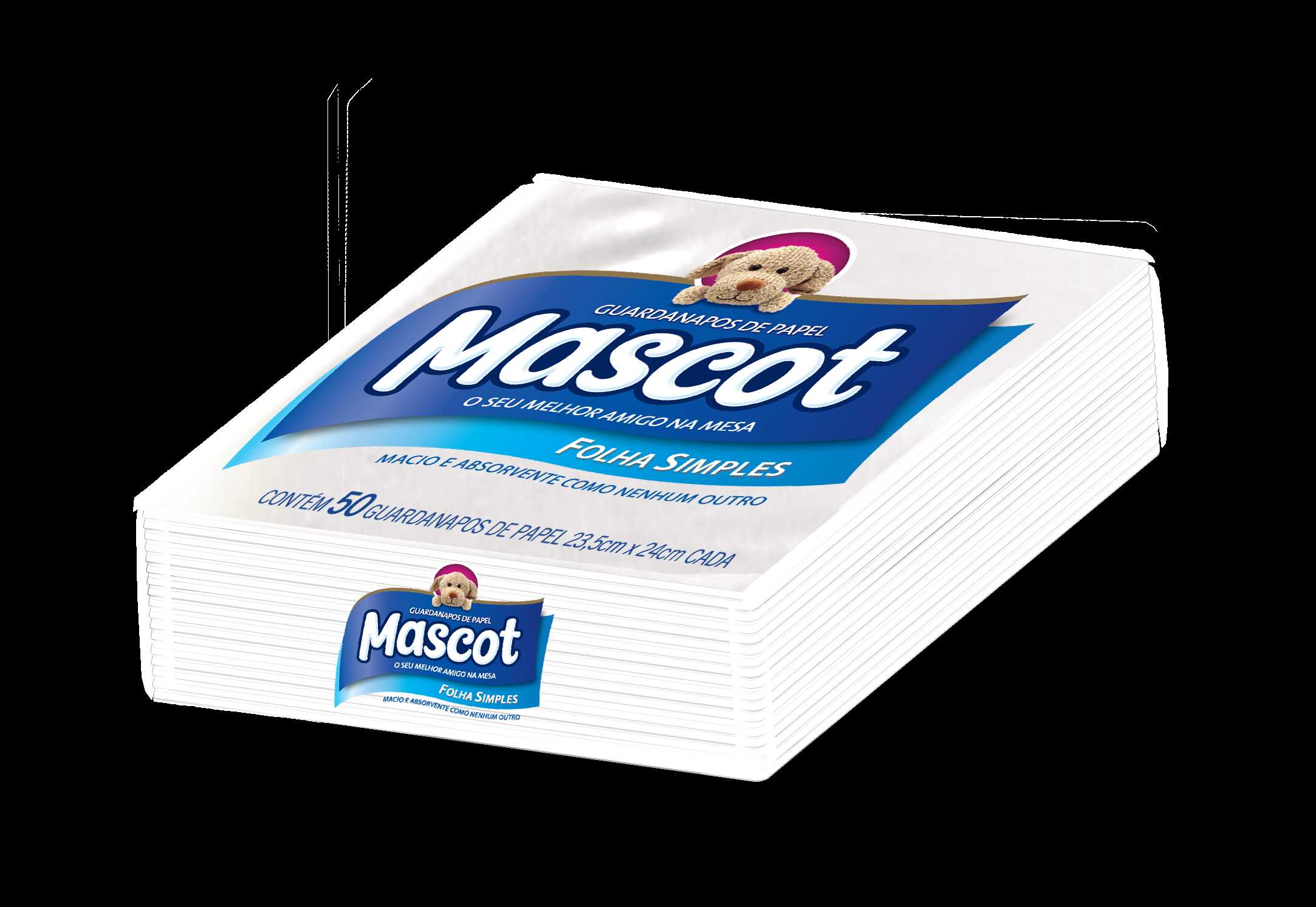 Imagem do produto Guardanapo Folha Simples 22X22,5cm Mascot