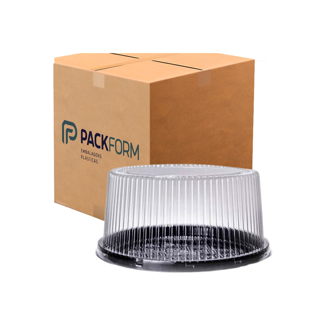 Imagem do produto Embalagem Pf-50 Packform Alta Preta Cx 50 Un