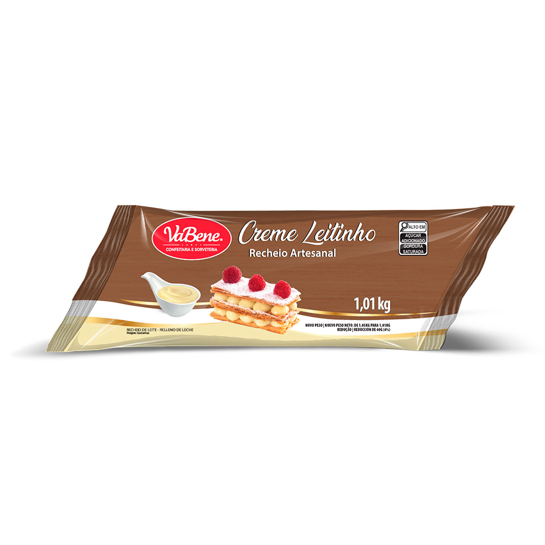 Imagem do produto Recheio Artesanal Creme 1,01kg Vabene - Leitinho