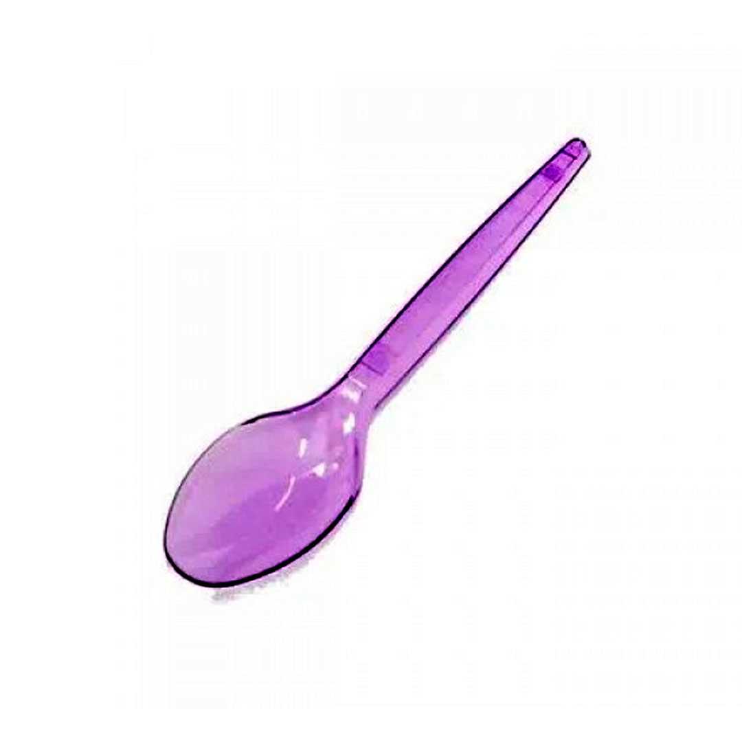 Imagem do produto Colher Sobremesa C/50 Cx/20 Plastilania - Roxo Glass