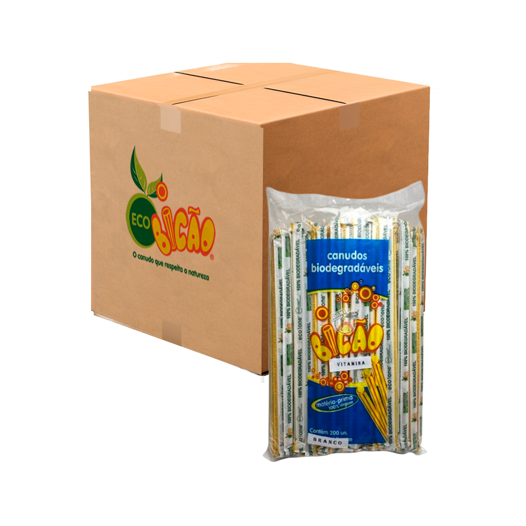 Imagem do produto Canudo Bio Vitamina 25X4,5mm C/200 Bicao