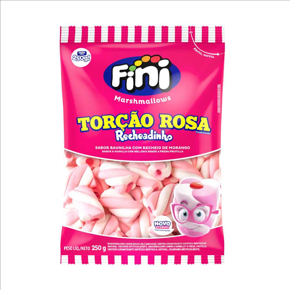 Imagem do produto Marshmallow Fini 250g - Recheado Rosa e Branco