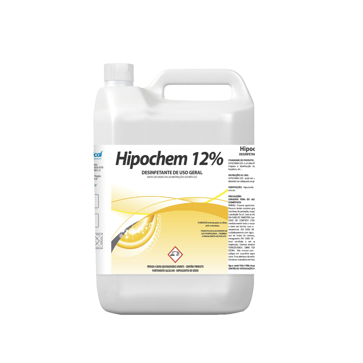 Imagem do produto Hipoclorito de Sodio Hipochem 12% 5L