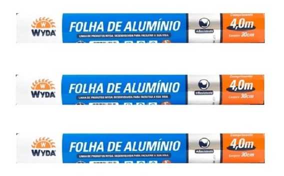 Imagem do produto Rolo Aluminio 4,0X0,30 Wyda Cx/25 Un