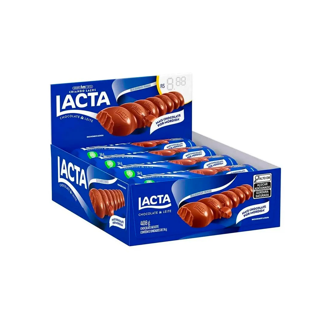 Imagem do produto Chocolate Lacta 34G - Ao Leite