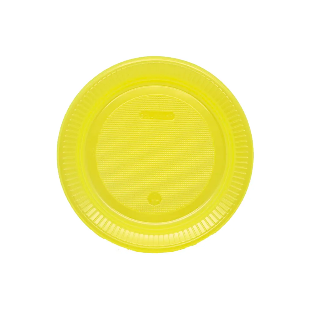 Imagem do produto Prato Plástico Pr 15 50x10 Bello Festa - Amarelo Neon