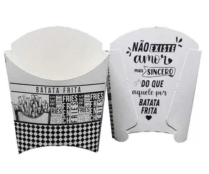 Imagem do produto Caixa Para Batata Com 100 (pluma)