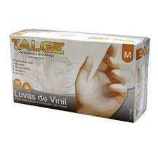 Imagem do produto Luva Vinil com Pó Talge 10 Unidades - M