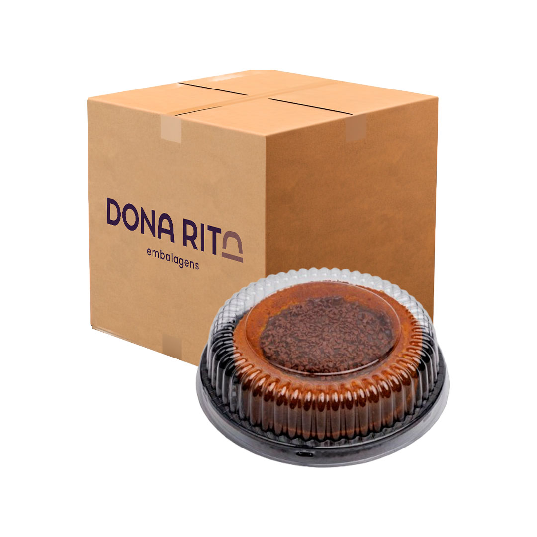 Imagem do produto D 35b Roma Dona Rita Torta Baixa Caixa 100 U - Preto