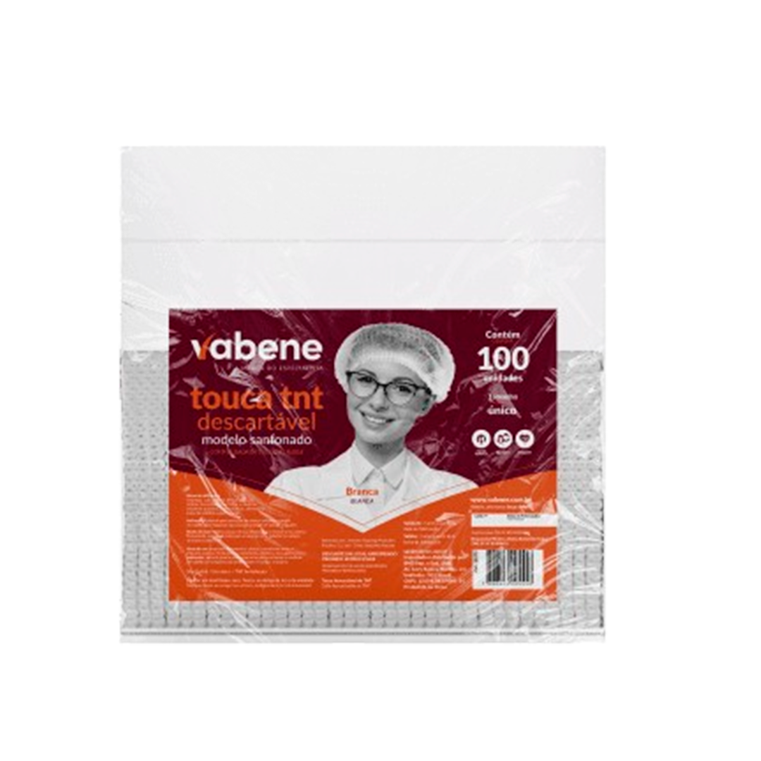 Imagem do produto Touca Sanfonada Descartável com 100 Unidades Vabene