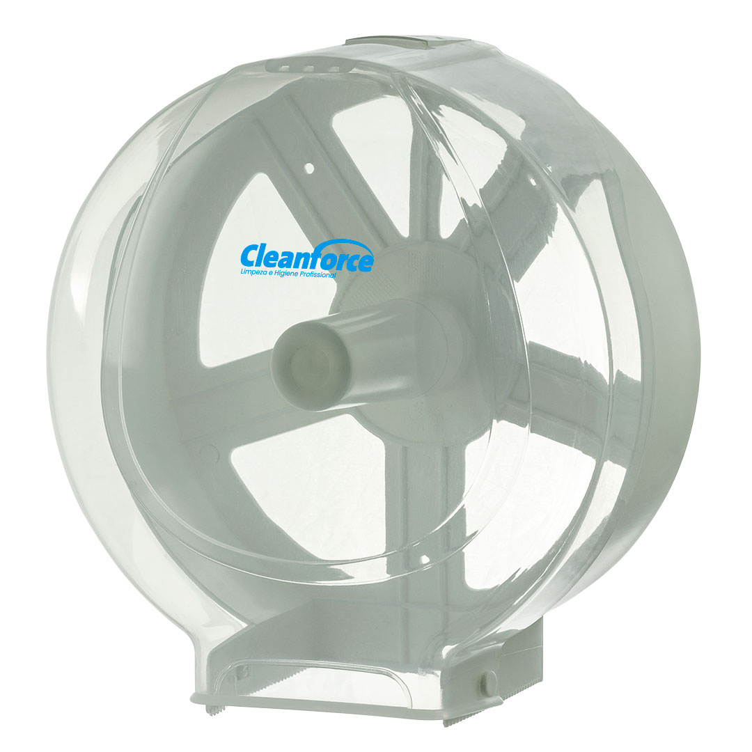 Imagem do produto Dispenser Papel Higiênico Rolão Em Pp Cleanforce - Transparente
