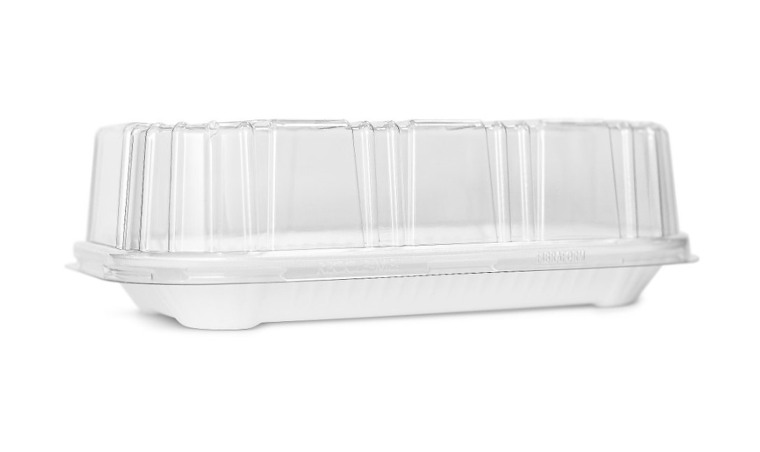 Imagem do produto Bandeja Ff64 Ct Baixa C/Tpa Pet Fibraform - Branco