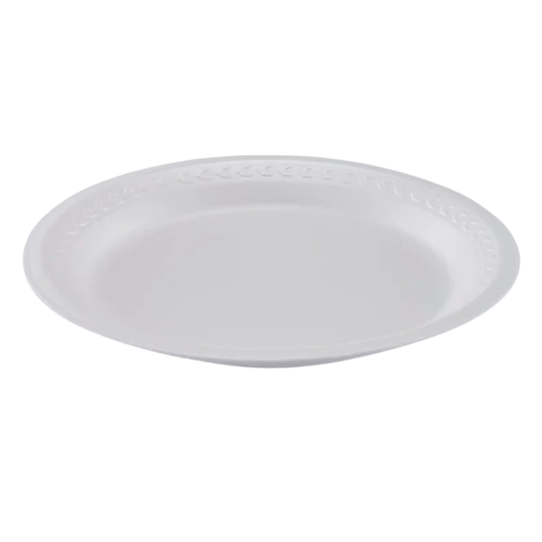 Imagem do produto Prato Isopor Raso 23cm Cx/10 C/25 Fibrafo