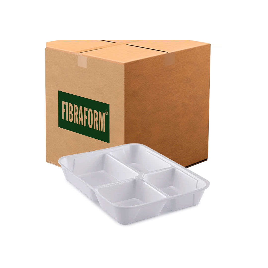 Imagem do produto Marmiteiro Hf100 4Div S/Tpa C/100 Fibraf - Preto