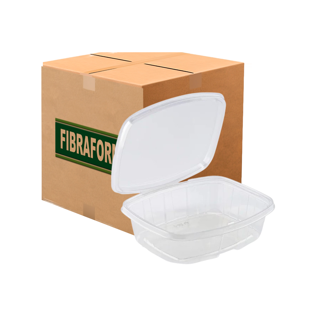 Imagem do produto Pote Retangular C/Lacre 710ml F981 Fibraf