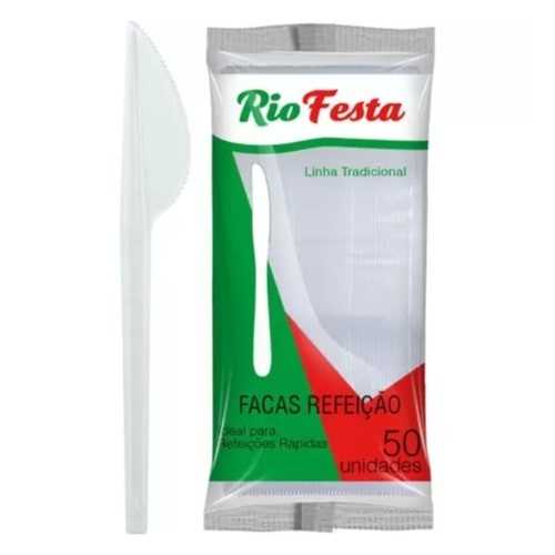 Imagem do produto Faca Reforçada Cristal 20X50 Rio Festas
