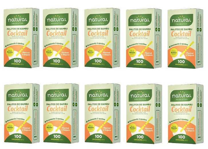 Imagem do produto Palito Bambu Cocktail Natural 25x100