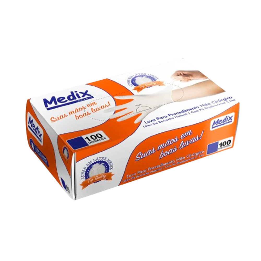 Imagem do produto Luva Latex Com Po Medix - M